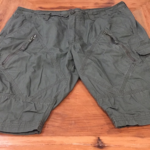 armani exchange utility zip short